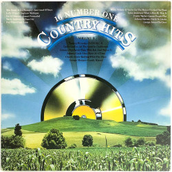 Tammy Wynette, Ray Price ym. LP 16 number one Country Hits  kansi EX- levy EX LP