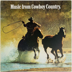 Cash, Wynette, Tucker, Robbins ym. LP Music From Cowboy Country  kansi EX levy EX LP