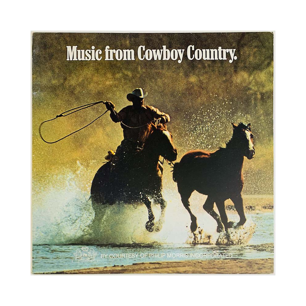 Cash, Wynette, Tucker, Robbins ym. LP Music From Cowboy Country  kansi EX levy EX LP