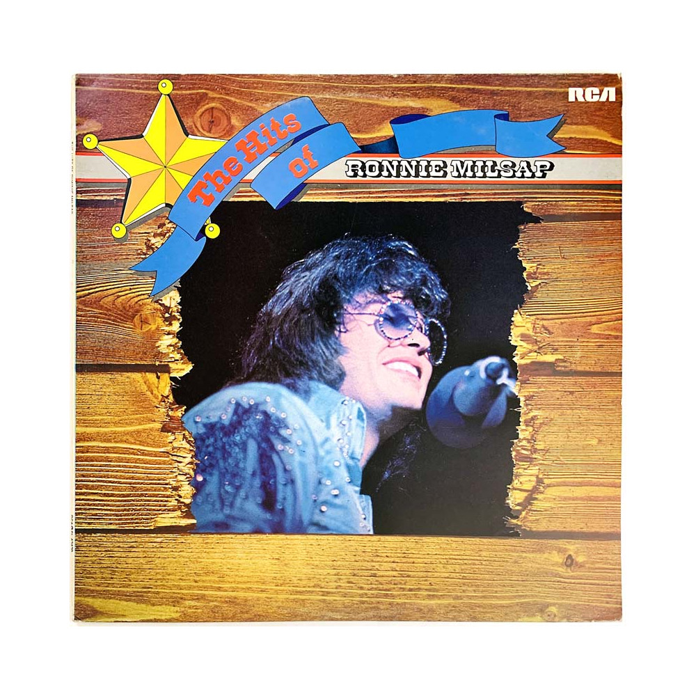 Milsap Ronnie LP The Hits of  kansi EX- levy EX LP