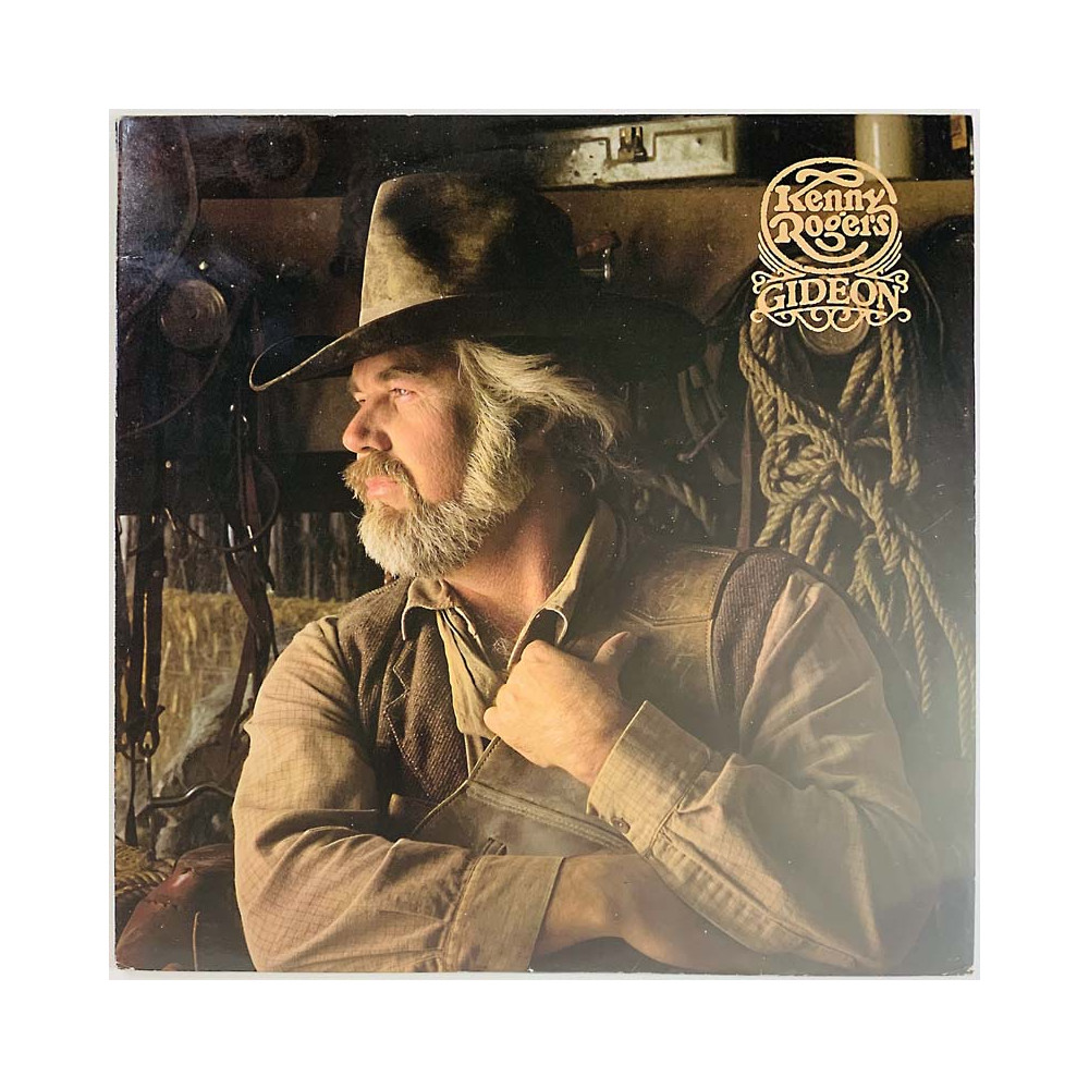 Rogers Kenny LP Gideon  kansi EX- levy EX LP
