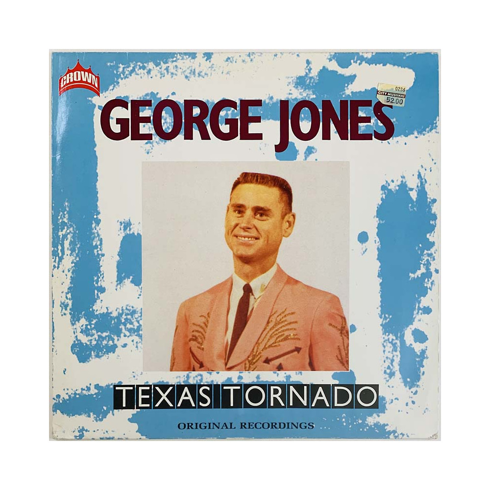 Jones George LP Texas Tornado  kansi EX- levy EX LP