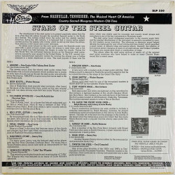 Pete Drake, Shot Jackson, Roy Wiggins ym. LP Stars of the steel guitar  kansi EX levy EX LP