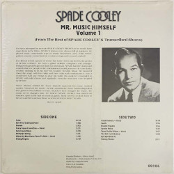 Cooley Spade LP Mr. Music himself volume 1  kansi EX- levy EX LP