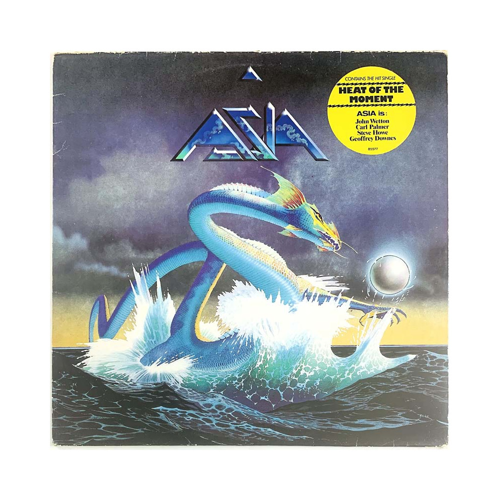 Asia LP Asia -82  kansi VG- levy EX LP