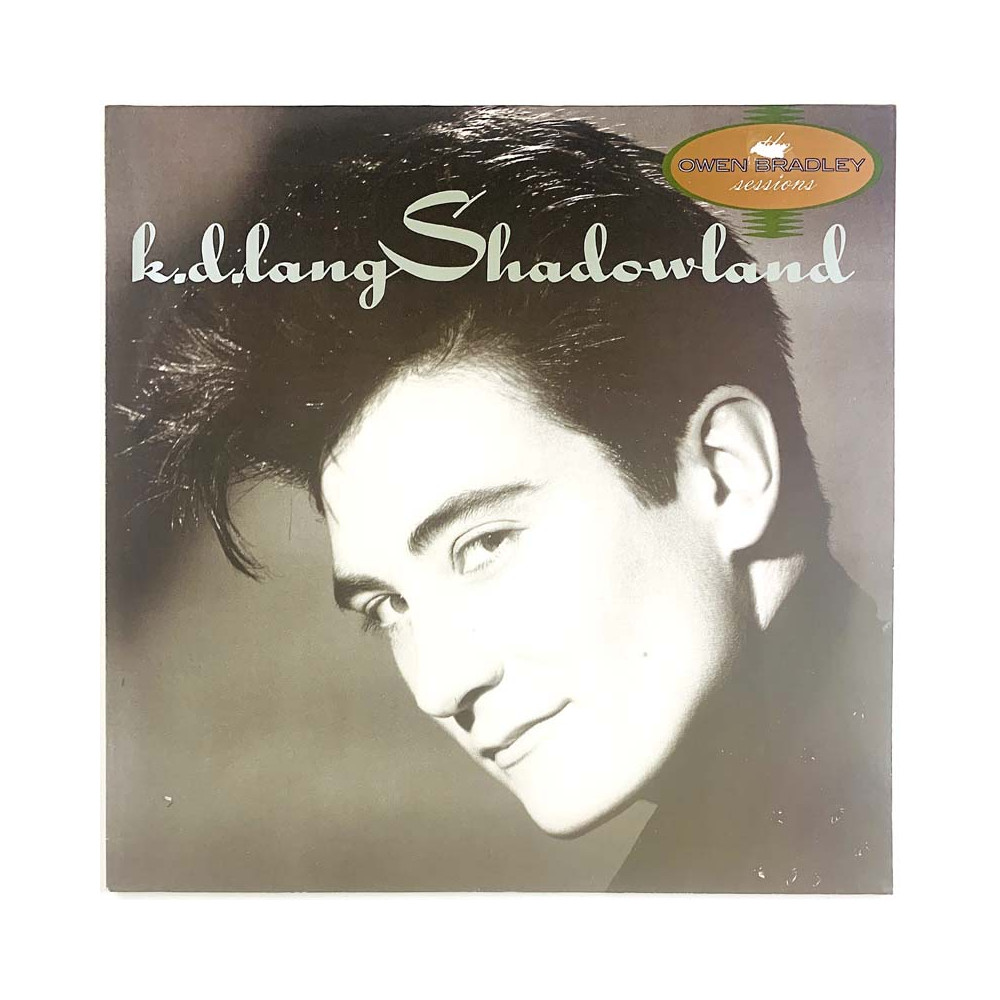 k.d. lang LP Shadowland  kansi VG- levy EX LP