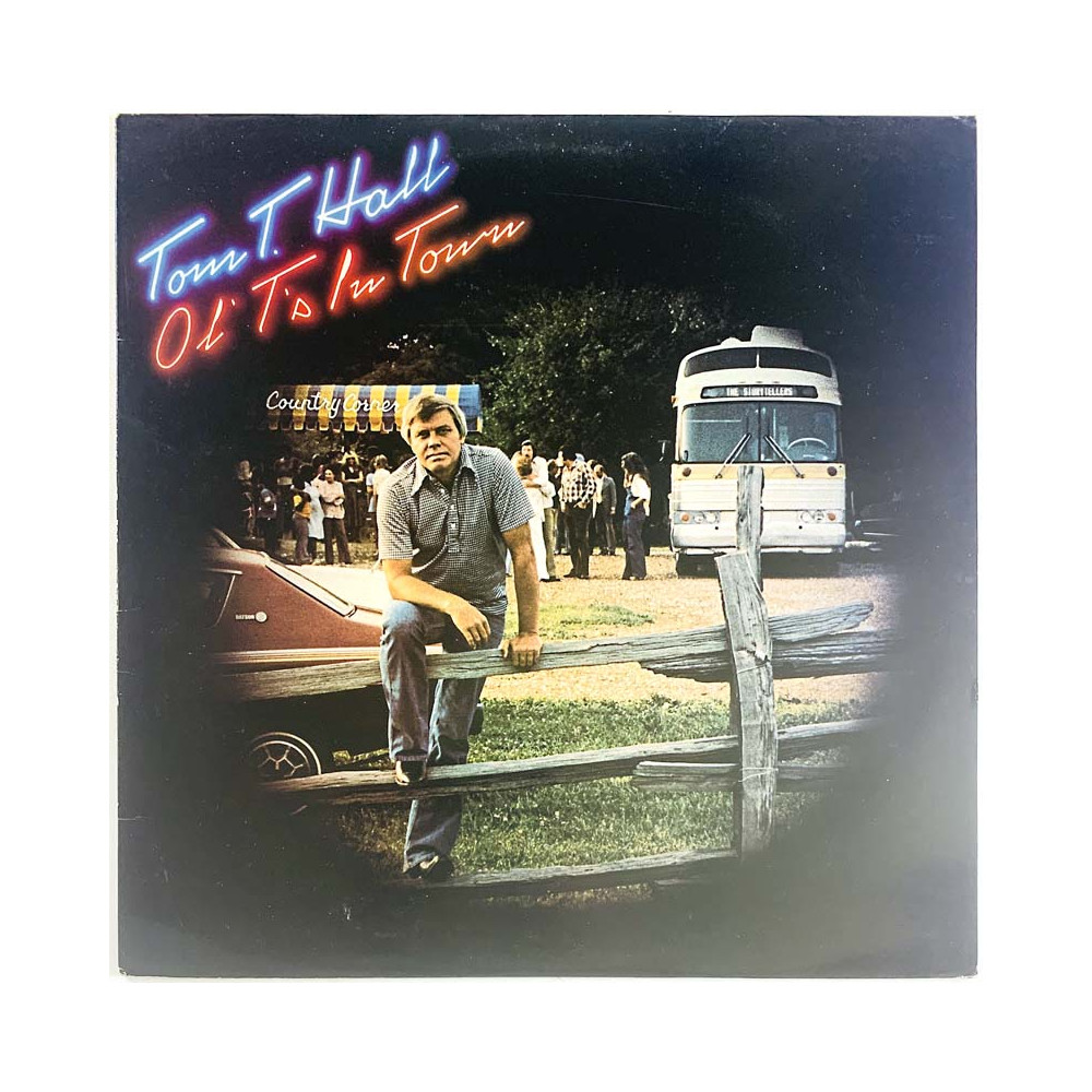 Hall Tom T. LP Ol’ T’s in town  kansi EX levy EX LP