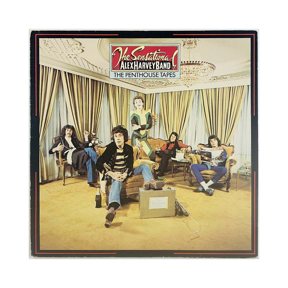 Sensational Alex Harvey Band LP The Penthouse Tapes  kansi VG levy EX LP