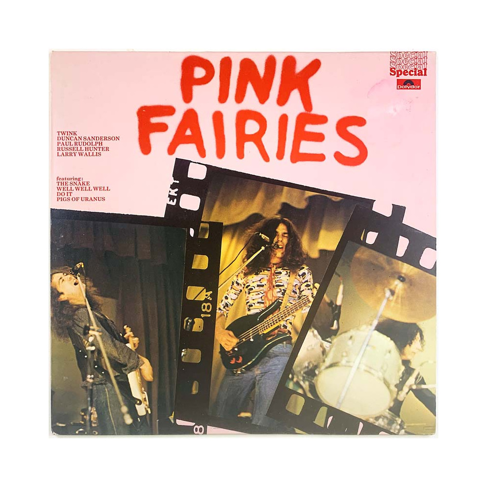 Pink Fairies LP Pink Fairies  kansi EX- levy EX LP