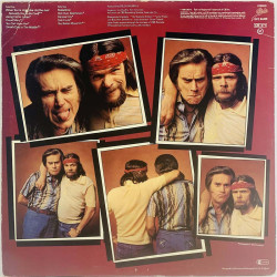George Jones and Johnny Paycheck 1980 EPC 84458 Double Trouble Begagnat LP