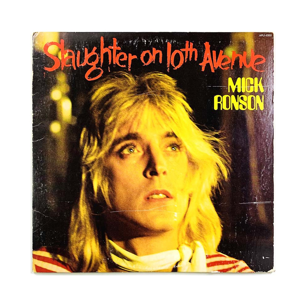 Ronson Mick LP Slaughter on 10th Avenue  kansi VG levy G Käytetty LP