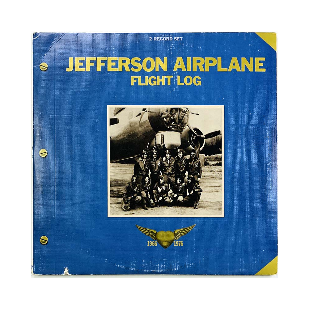 Jefferson Airplane LP Flight Log 2LP  kansi VG- levy EX- Käytetty LP