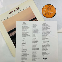 Huhta Bengt LP Indian Girl  kansi EX levy EX Käytetty LP