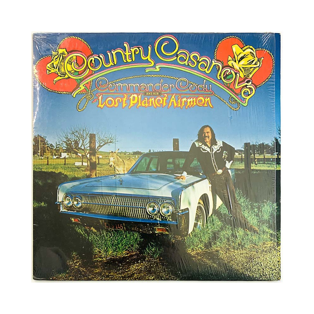 Commander Cody and his Lost Planet Airmen LP Country Casanova  kansi EX levy EX Käytetty LP