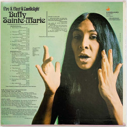 Buffy Sainte-Marie LP Fire & Fleet & Candlelight  kansi EX levy EX Käytetty LP