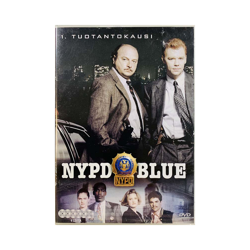 DVD - TV-sarja NYPD Blue DVD NYPD Blue 1.tuotantokausi 6DVD  kansi EX levy EX Käytetty DVD