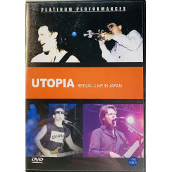 DVD - Utopia DVD Redux - Live in Japan 1992  kansi VG levy EX Käytetty DVD