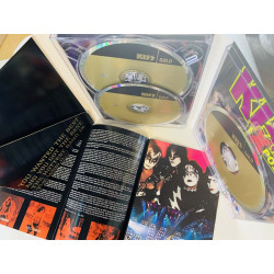 DVD - Kiss DVD Gold 2CD + DVD  kansi VG+ levy EX Käytetty DVD