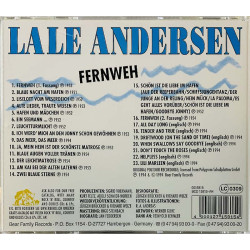 Andersen Lale 1951-1954/1994 BCD 15815 Fernweh CD Begagnat