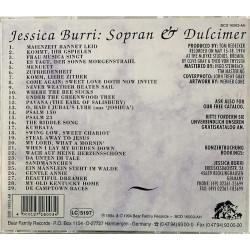 Burri Jessica Käytetty CD Sopran & Dulcimer  kansi EX levy EX Käytetty CD
