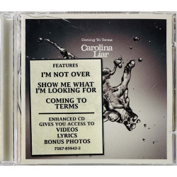 Carolina Liar Käytetty CD Coming To Terms  kansi EX levy EX Käytetty CD