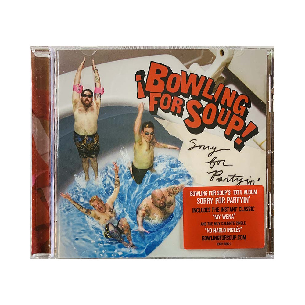 Bowling For Soup! Käytetty CD Sorry For Partyin’  kansi EX levy EX Käytetty CD