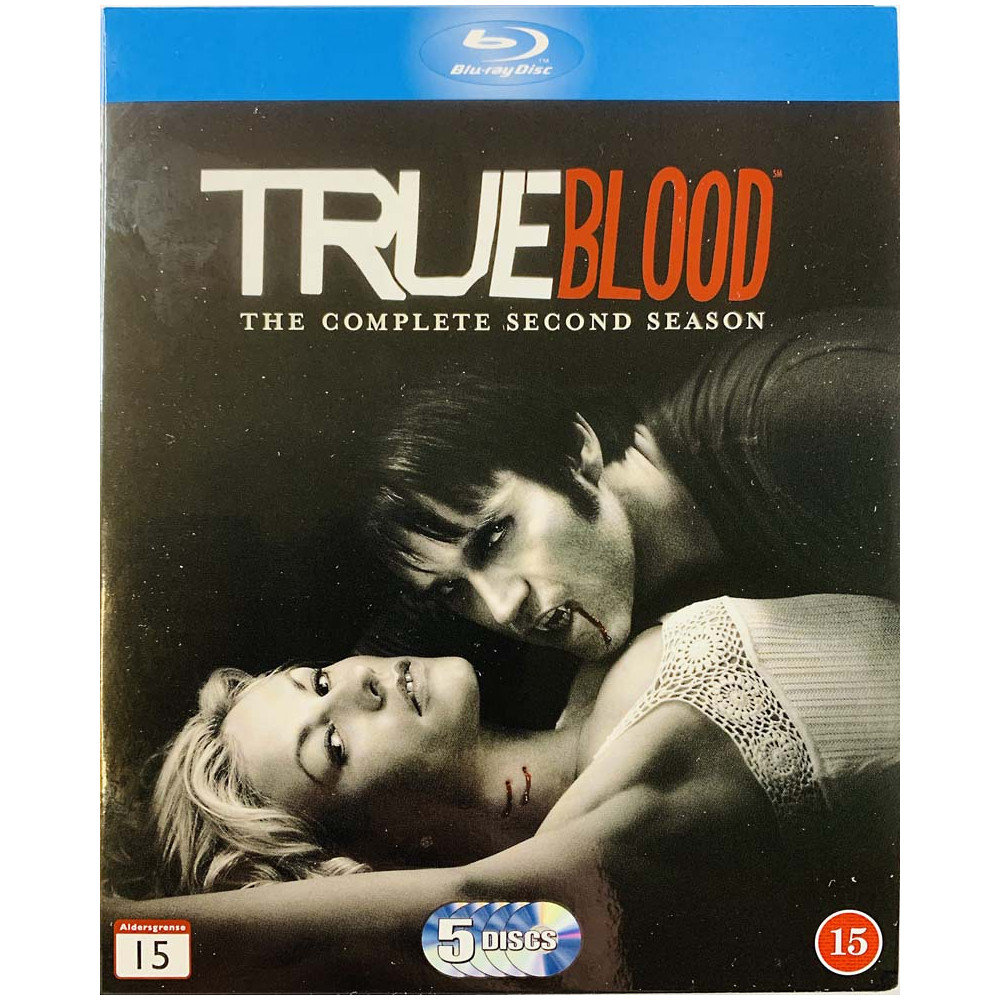 Blu-ray - TV-sarja  True Blood kausi 2, 5 Blu-ray  kansi EX levy EX BLU-RAY DISC