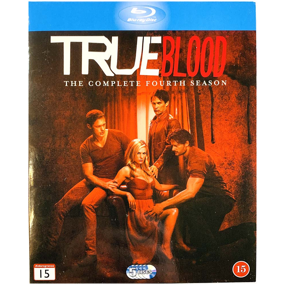 Blu-ray - TV-sarja  True Blood kausi 4, 5 Blu-ray  kansi EX levy EX BLU-RAY DISC