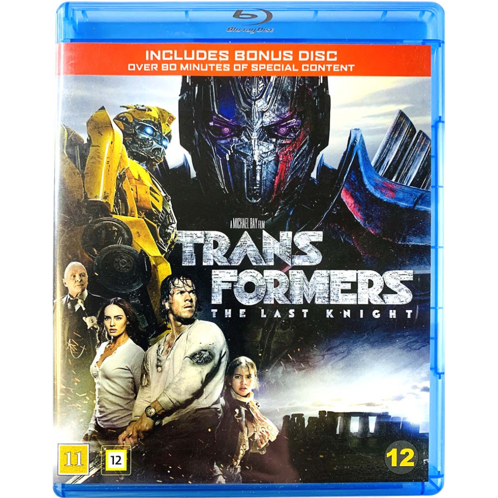 Blu-ray - Elokuva  Transformers - The Last Knight 2 Blu-ray  kansi EX levy EX BLU-RAY DISC