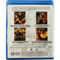 Blu-ray - Elokuva  Nälkäpeli the Hunger Games complete 4 Blu-ray  kansi EX levy EX BLU-RAY DISC