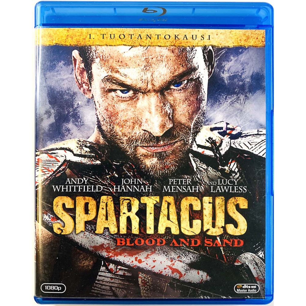 Blu-ray - Elokuva  Spartacus - Blood and Sand 1.kausi 4 Blu-ray  kansi EX levy EX BLU-RAY DISC