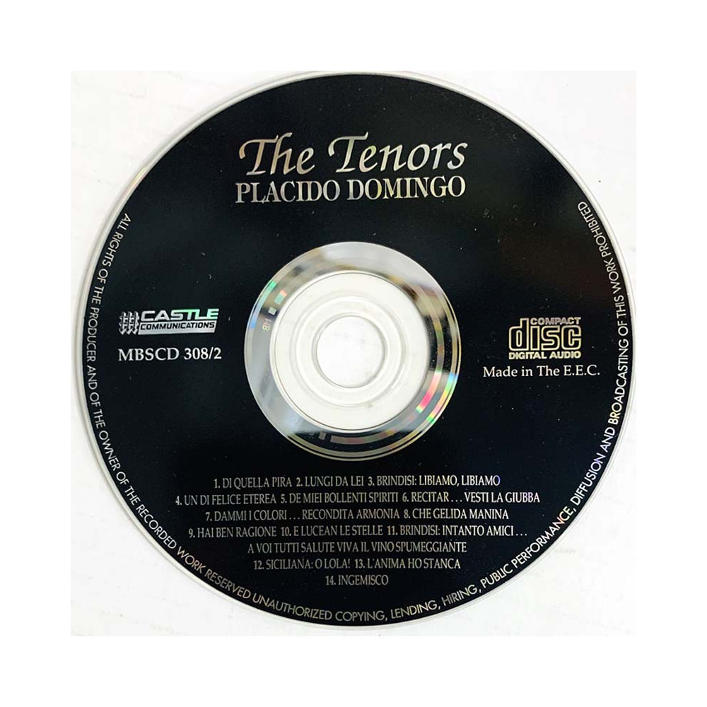 Domingo Placido 1992  Tenors CD