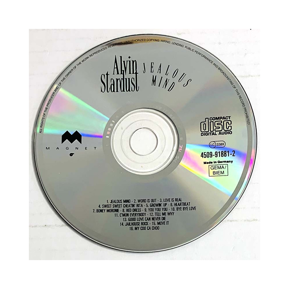 Stradust Alvin CD Jealous Mind -16 Classic Tracks  kansi paperikansi/muovitasku levy EX CD