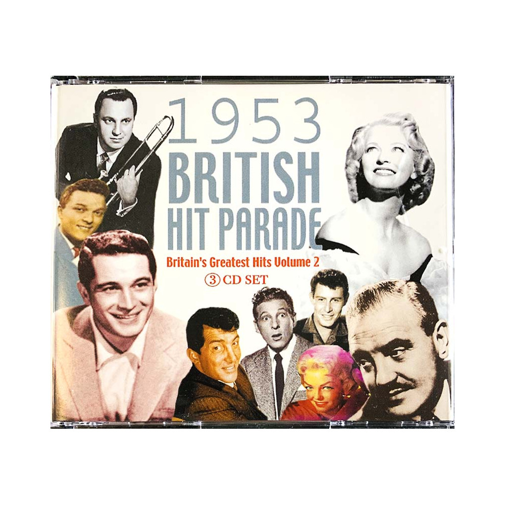Britain’s Greatest Hits volume 2 CD British Hit Parade 1953 3CD  kansi EX levy EX Käytetty CD