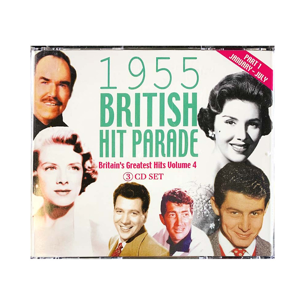 Britain’s Greatest Hits volume 4 part 1 CD British Hit Parade 1955 jan-july 3CD  kansi EX levy EX Käytetty CD