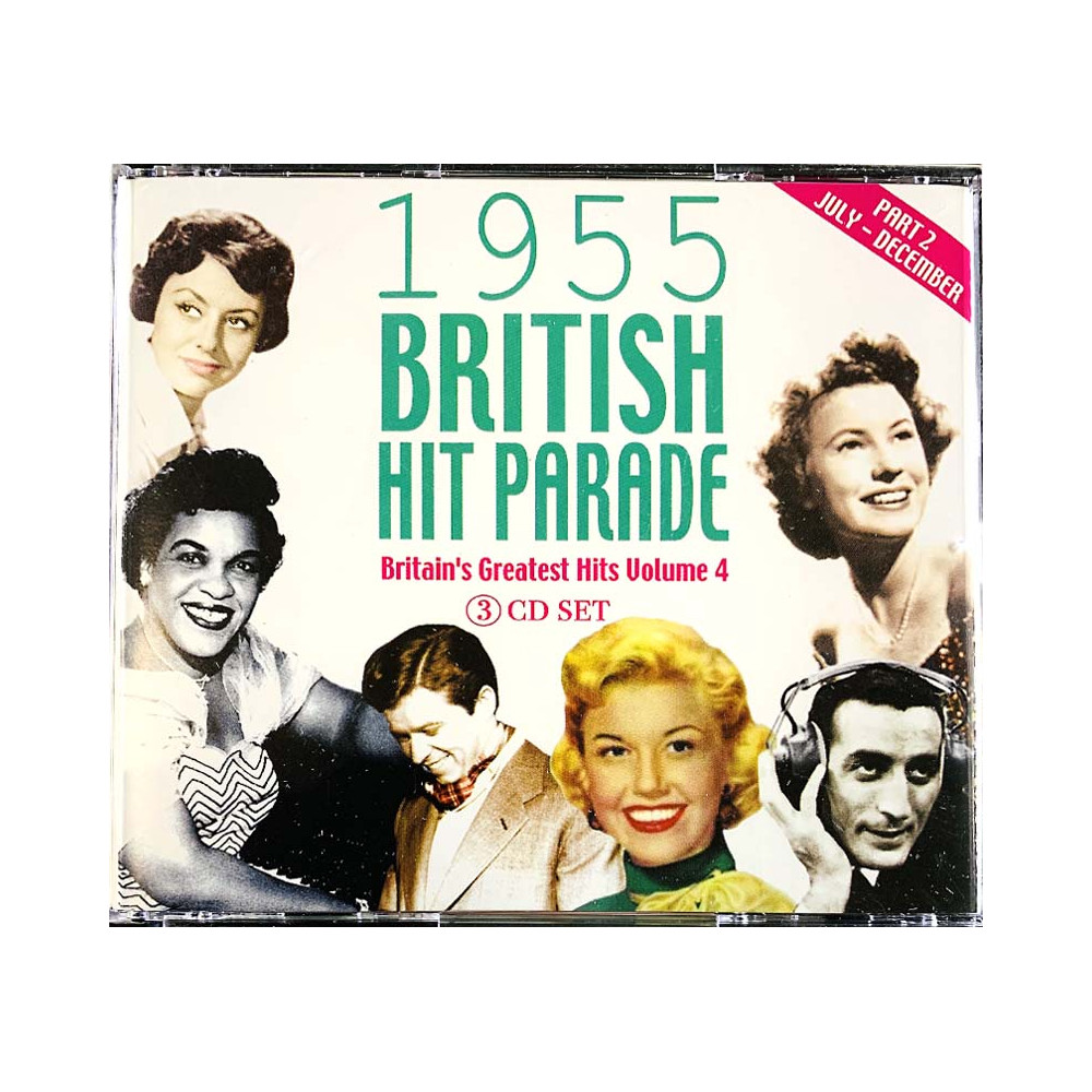 Britain’s Greatest Hits volume 4 part 2 CD British Hit Parade 1955 july-dec. 3CD  kansi EX levy EX Käytetty CD