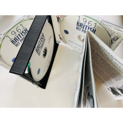 Britain’s Greatest Hits volume 10 part 1 CD British Hit Parade 1961 jan-april 4CD  kansi EX levy EX Käytetty CD