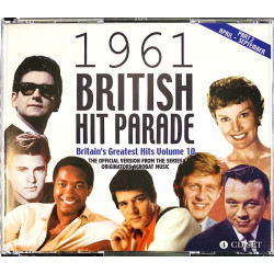 Britain’s Greatest Hits volume 10 part 2 CD British Hit Parade 1961 april-sep. 4CD  kansi EX levy EX Käytetty CD