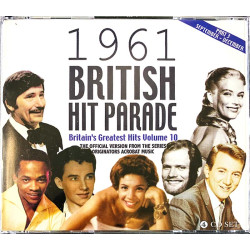 Britain’s Greatest Hits volume 10 part 3 CD British Hit Parade 1961 sep-dec. 4CD  kansi EX levy EX Käytetty CD