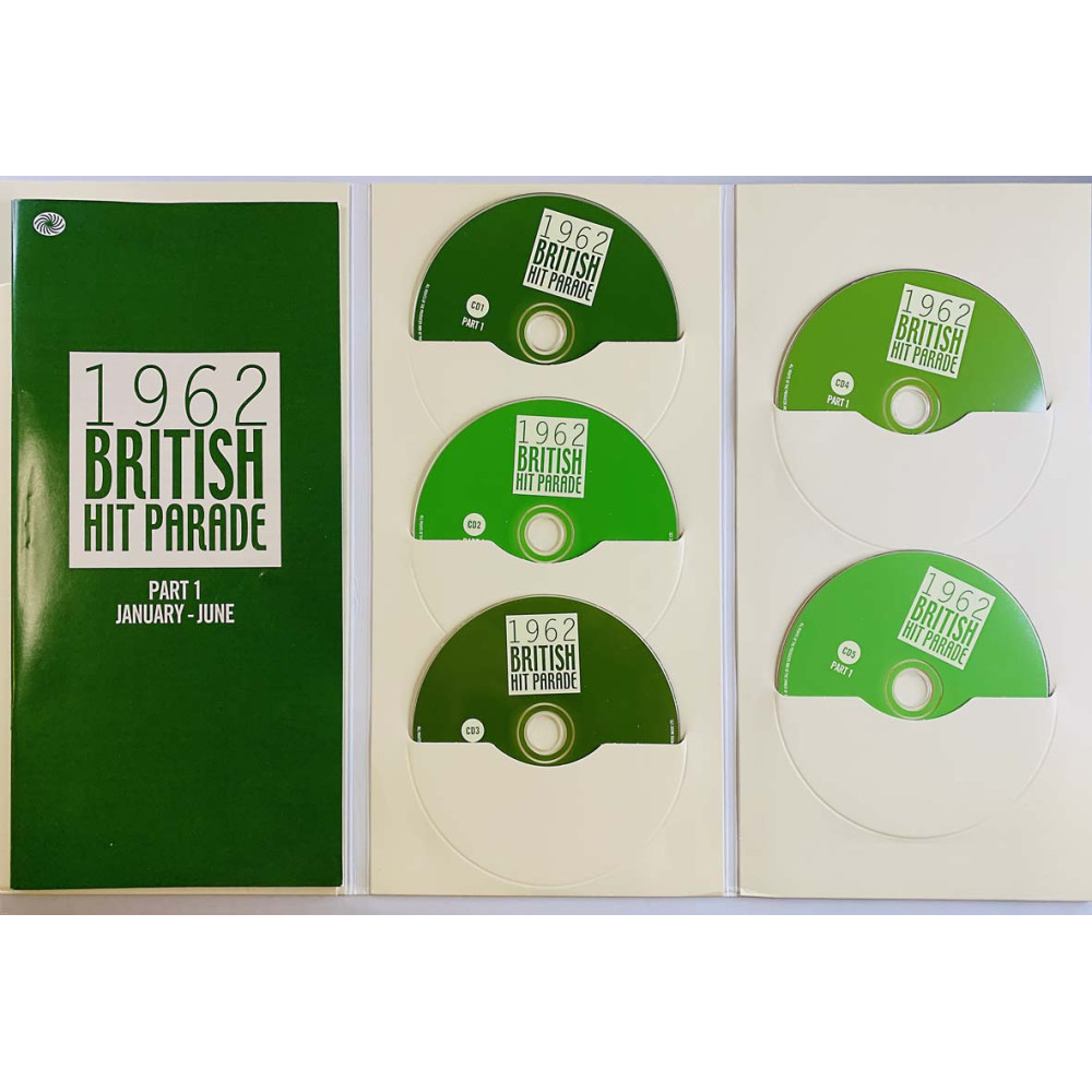Shirelles, Soldie boy + 150 muuta hittiä 2013 FVSD 152 1962 British Hit Parade part 1 january-june 5CD CD Begagnat