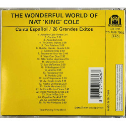 Cole Nat King CD Canta Espanol 26 grandes exitos  kansi EX levy EX Käytetty CD