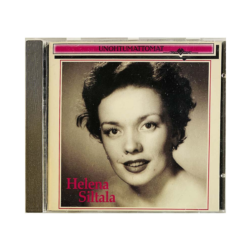 Siltala Helena CD Unohtumattomat  kansi EX levy EX Käytetty CD