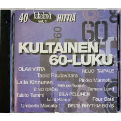 Eino Grön, Lund, Laila, Pirkko ym. CD Kultainen 60-luku - 40 Iskelmähittiä Vol. 1 2CD  kansi EX levy EX Käytetty CD