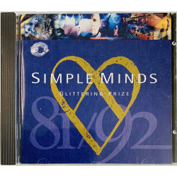 Simple Minds CD Glittering Prize -Best 81/92  kansi EX levy EX Käytetty CD