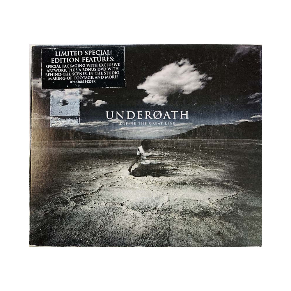 Underoath CD Define The Great Line CD + DVD  kansi EX levy EX Käytetty CD