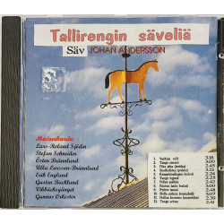 Andersson Johan CD Tallirengin Säveliä  kansi EX levy EX Käytetty CD