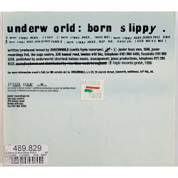 Underworld CD Born Slippy -Ep 2 X CD-Single  kansi EX levy EX Käytetty CD