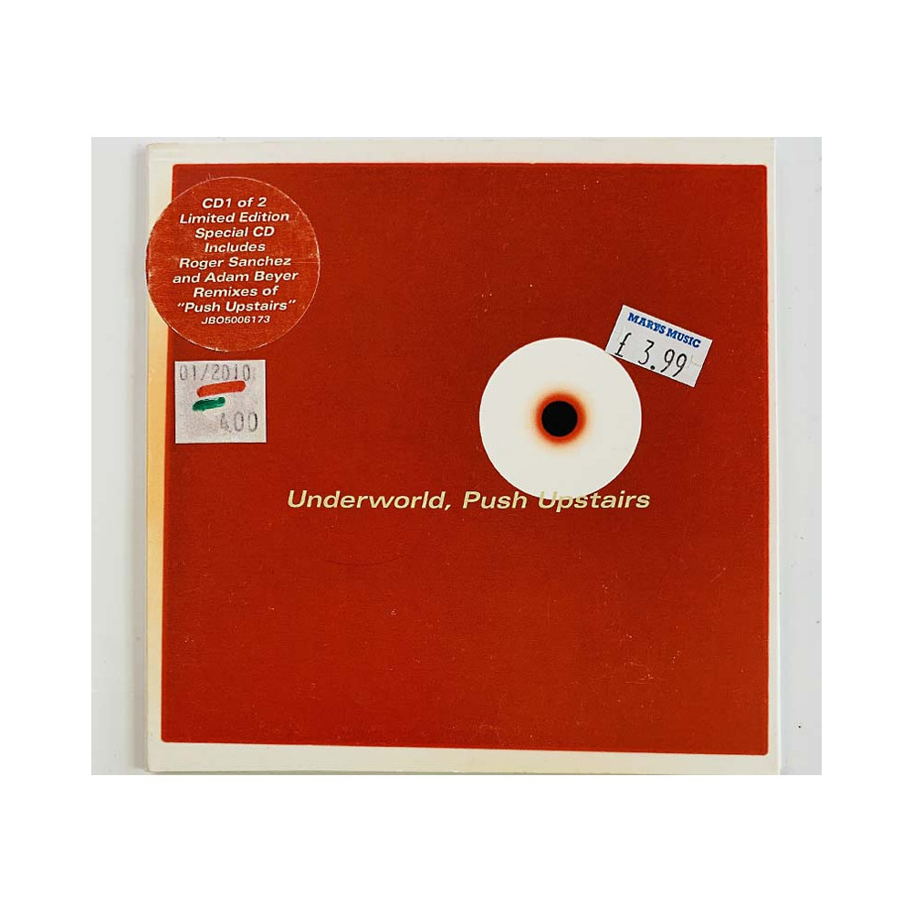 Underworld CD Push Upstairs +2 Part.1 CD-Single  kansi EX levy EX Käytetty CD