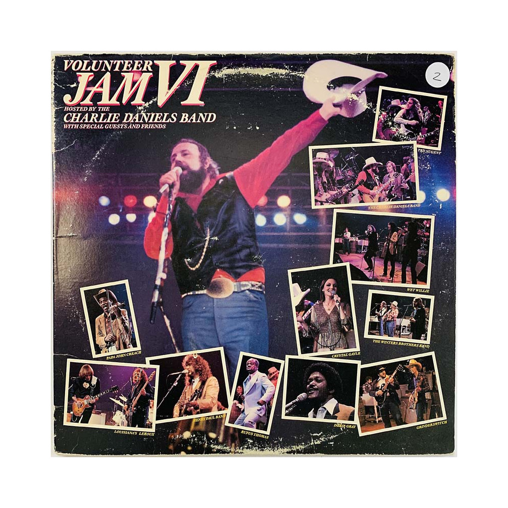 Charlie Daniels Band with special guest 1980 KE2 36438 Volunteer JAM VI 2LP Begagnat LP