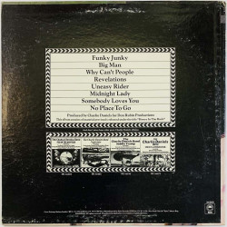 Charlie Daniels LP Uneasy Rider  kansi VG+ levy EX Käytetty LP